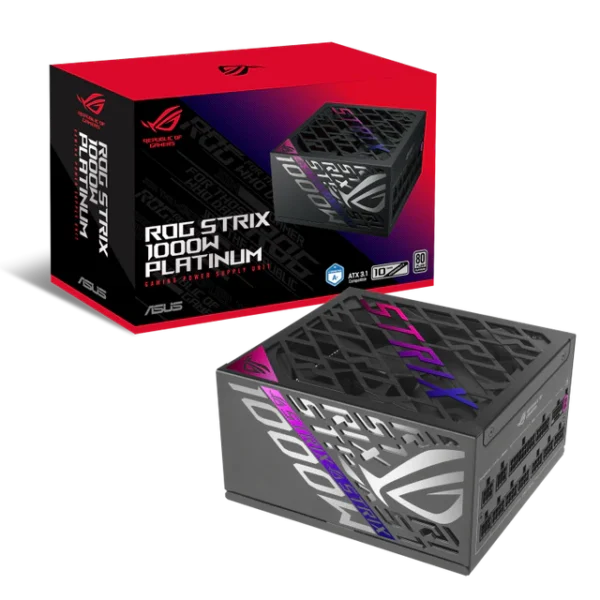 Asus ROG STRIX 1000W Platinum Gaming Power Supply - Black
