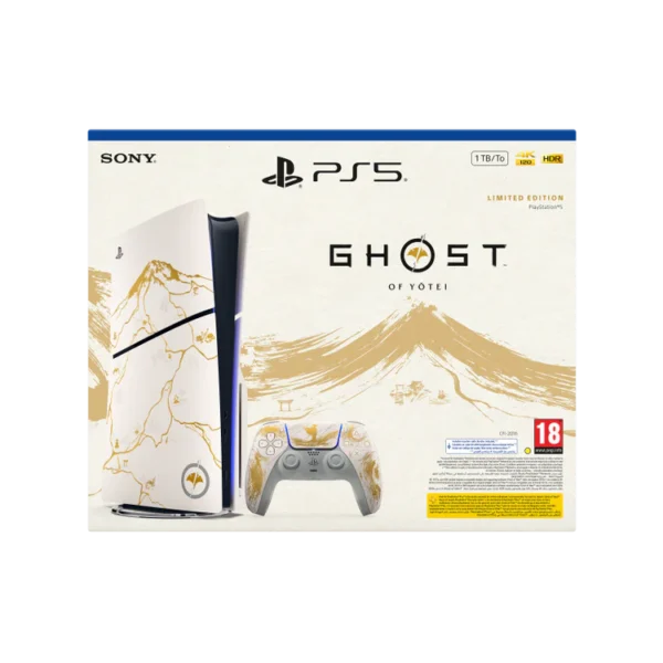 PlayStation 5 Slim Console Disk Ghost Of Yotei Limited Edition Bundle