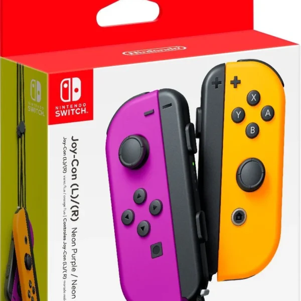 Nintendo Switch Joy-Con (L/R) Controllers - Purple & Orange