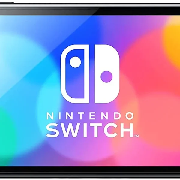 جهاز سويتش نينتندو OLED مع جوي كون باللون الأحمر والأزرق